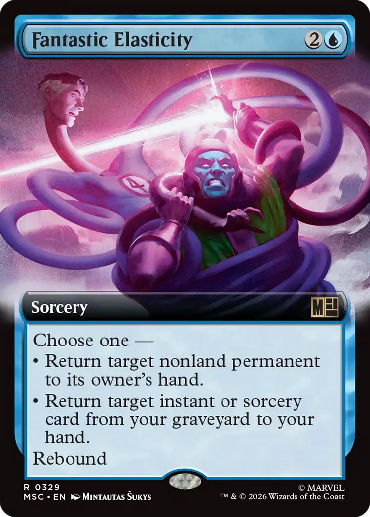Fantastic Elasticity (Extended Art) [Marvel Super Heroes Commander] | Anubis Games and Hobby