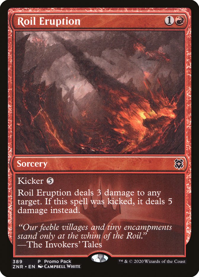 Roil Eruption (Promo Pack) [Zendikar Rising Promos] | Anubis Games and Hobby