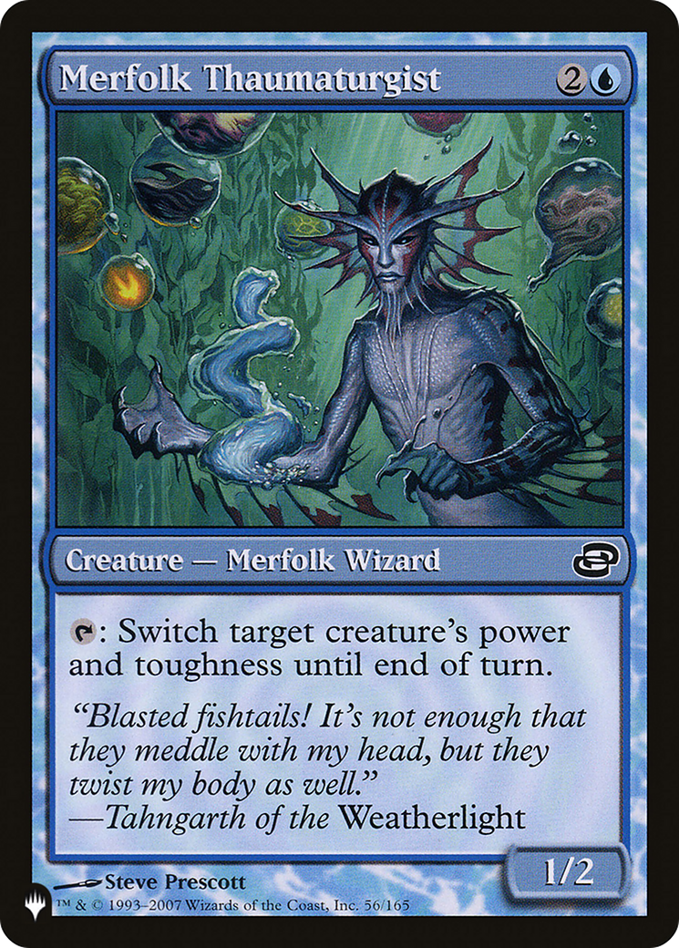 Merfolk Thaumaturgist [The List Reprints] | Anubis Games and Hobby