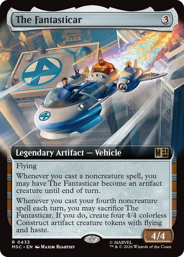 The Fantasticar (Extended Art) [Marvel Super Heroes Commander] | Anubis Games and Hobby