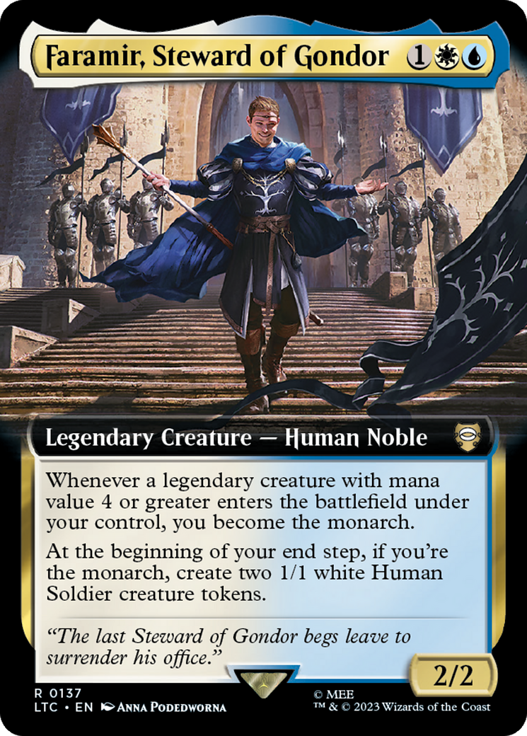 Faramir, Steward of Gondor (Extended Art) [The Lord of the Rings: Tales of Middle-Earth Commander] | Anubis Games and Hobby