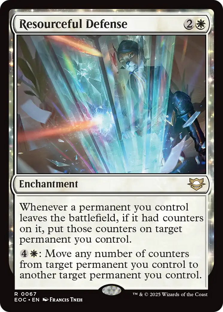 Resourceful Defense [Edge of Eternities Commander] | Anubis Games and Hobby