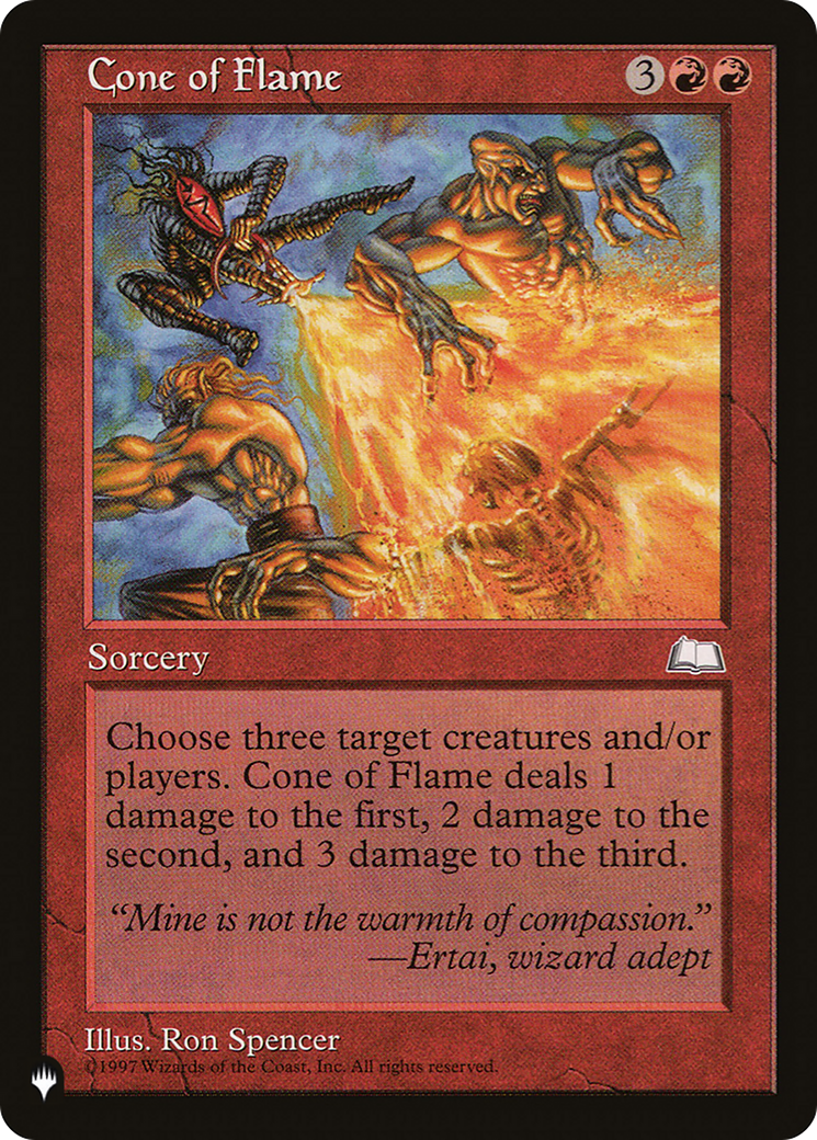 Cone of Flame [The List Reprints] | Anubis Games and Hobby