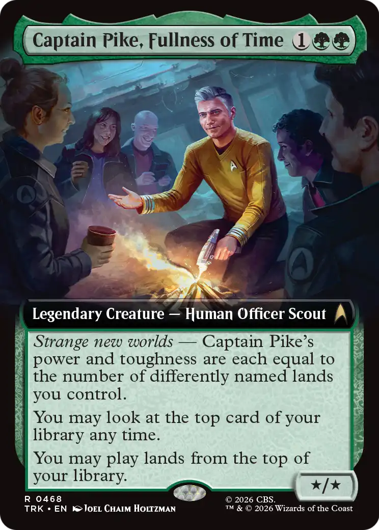 Captain Pike, Fullness of Time (Extended Art) [Star Trek] | Anubis Games and Hobby