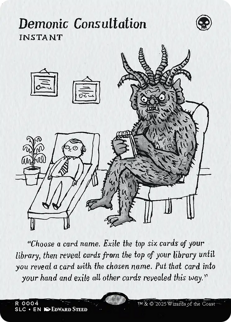 Demonic Consultation [Secret Lair Countdown Kit] | Anubis Games and Hobby