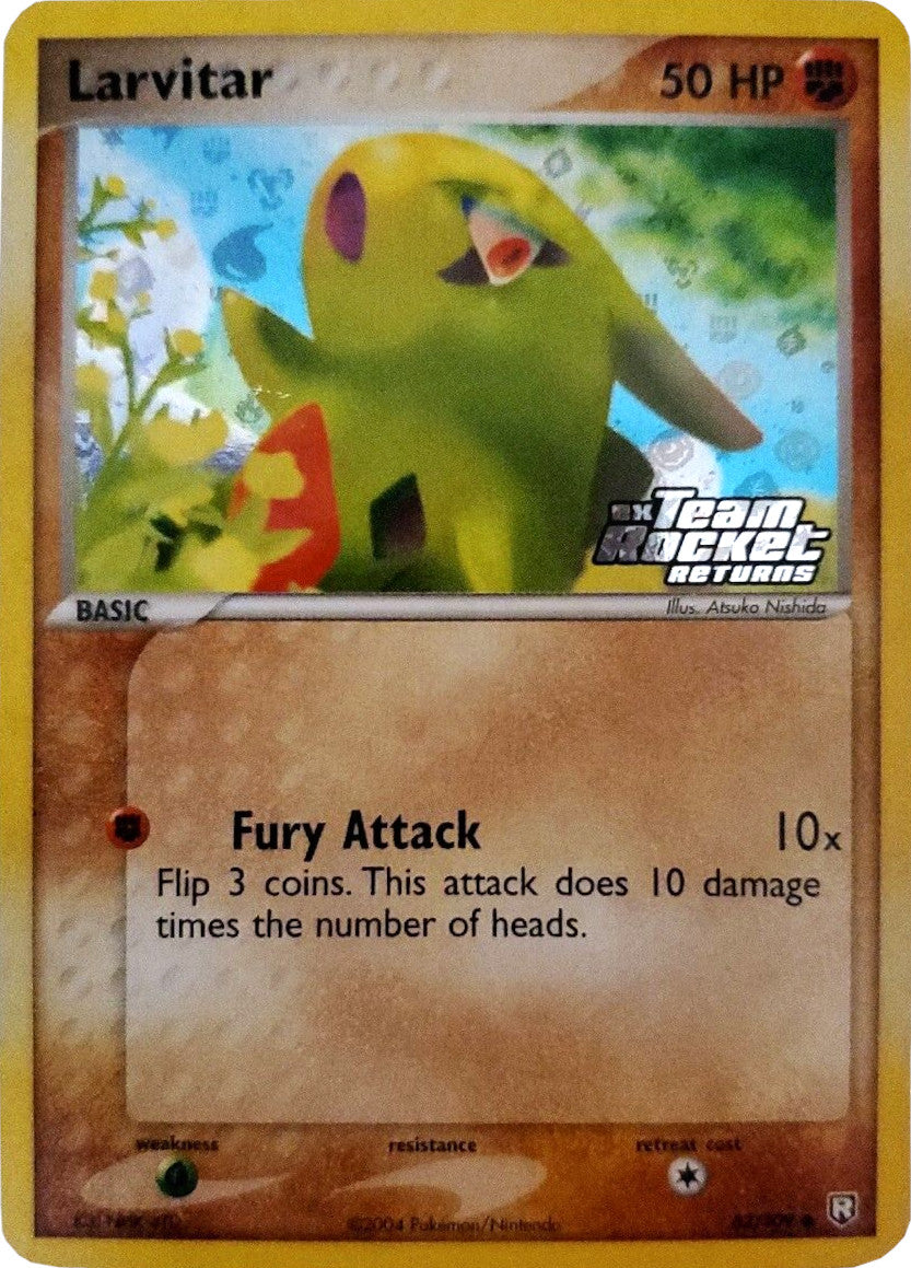 Larvitar (62/109) (Stamped) [EX: Team Rocket Returns] | Anubis Games and Hobby