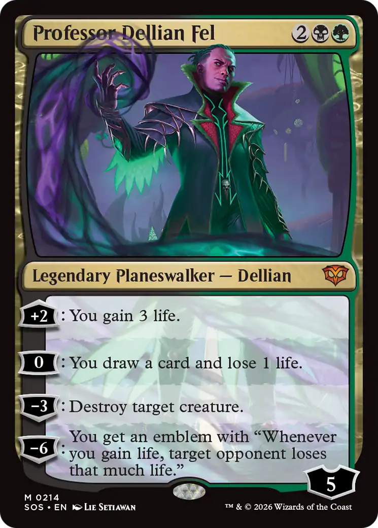 Professor Dellian Fel [Secrets of Strixhaven] | Anubis Games and Hobby