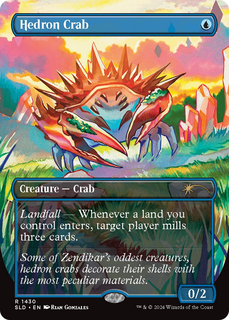 Hedron Crab (Rainbow Foil) [Secret Lair Drop Series] | Anubis Games and Hobby