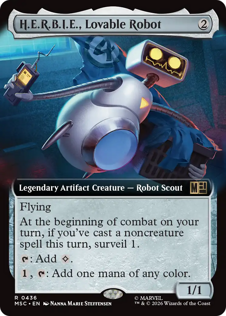 H.E.R.B.I.E., Lovable Robot (Extended Art) [Marvel Super Heroes Commander] | Anubis Games and Hobby