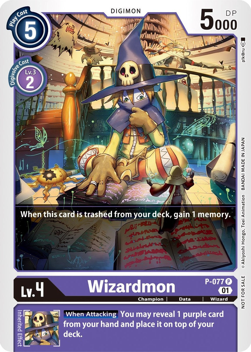 Wizardmon [P-077] (Update Pack) [Promotional Cards] | Anubis Games and Hobby