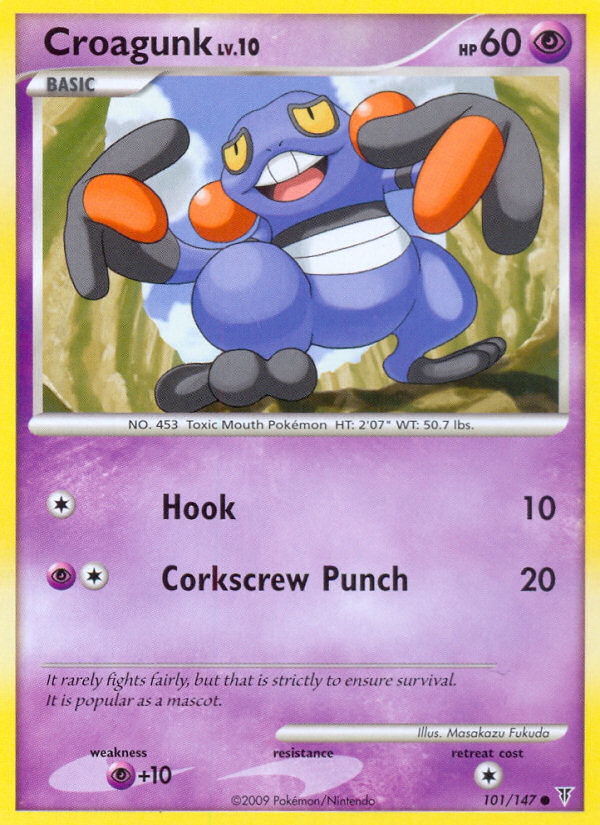 Croagunk (101/147) [Platinum: Supreme Victors] | Anubis Games and Hobby