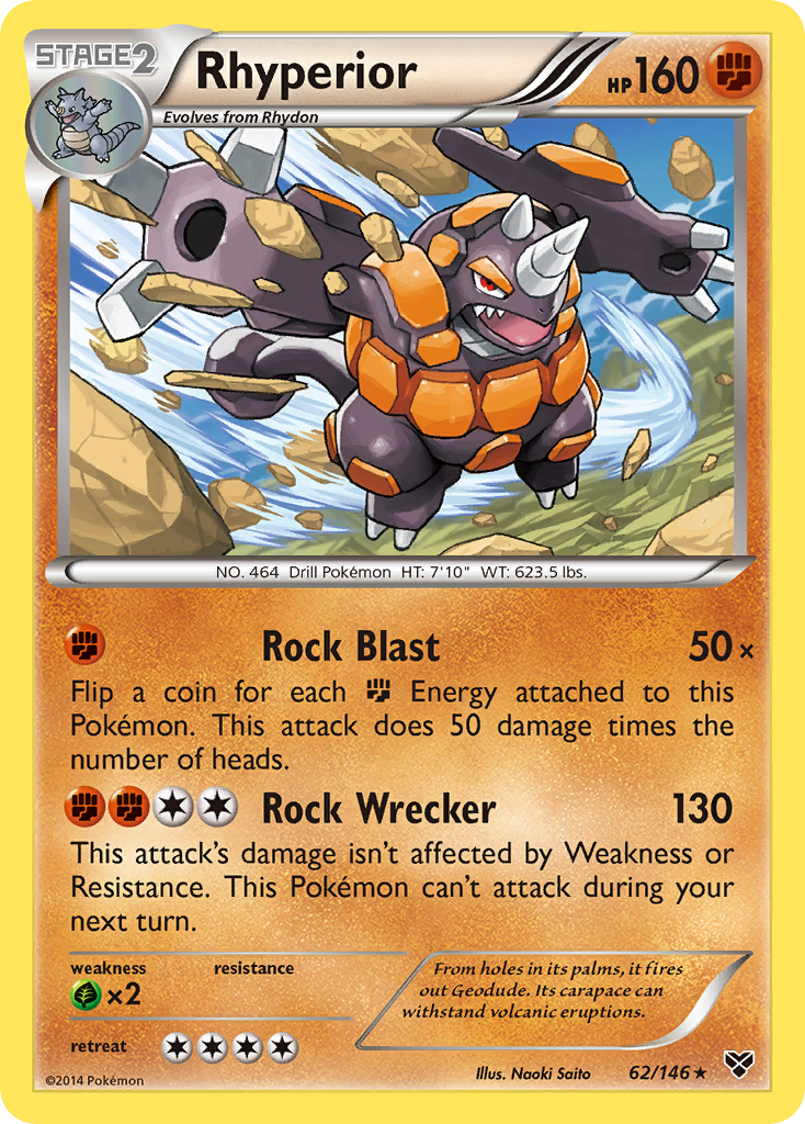 Rhyperior (62/146) [XY: Base Set] | Anubis Games and Hobby