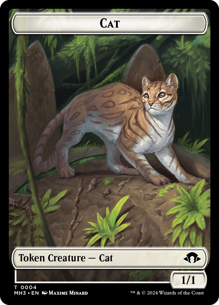 Cat Token [Modern Horizons 3 Tokens] | Anubis Games and Hobby