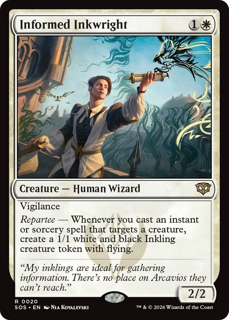 Informed Inkwright [Secrets of Strixhaven] | Anubis Games and Hobby