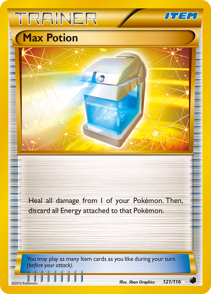 Max Potion (121/116) [Black & White: Plasma Freeze] | Anubis Games and Hobby