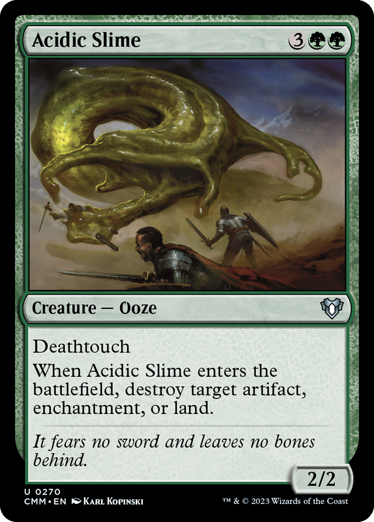 Acidic Slime [Commander Masters] | Anubis Games and Hobby