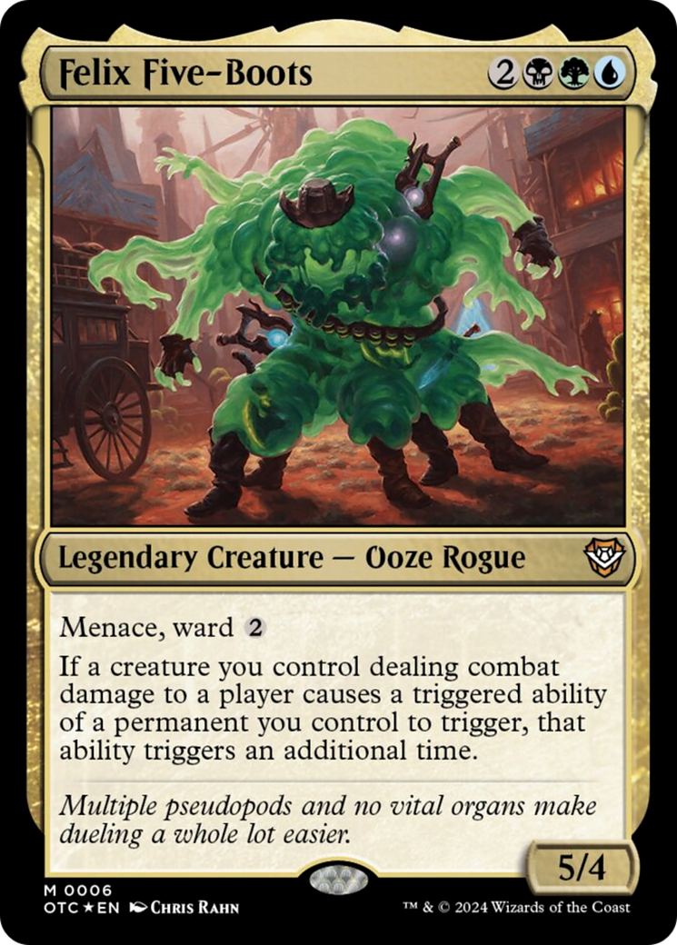 Felix Five-Boots [Outlaws of Thunder Junction Commander] | Anubis Games and Hobby