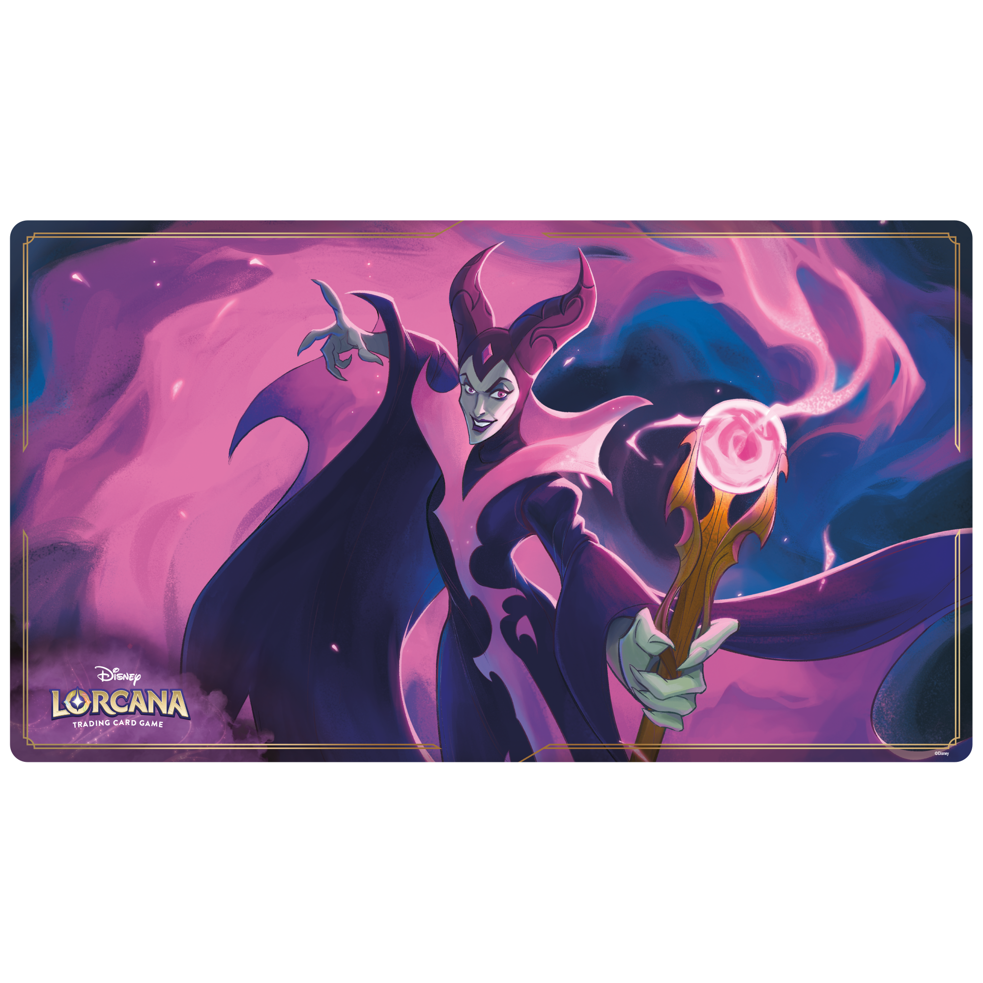 Lorcana TCG: The First Chapter Neoprene Mat - Maleficent | Anubis Games and Hobby