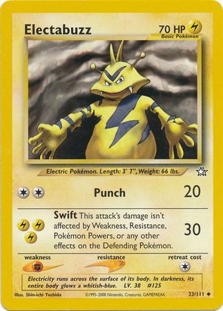 Electabuzz (33/111) [Neo Genesis Unlimited] | Anubis Games and Hobby