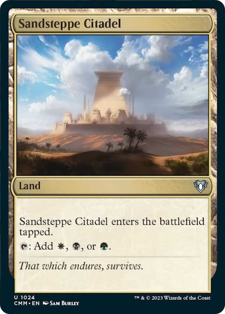 Sandsteppe Citadel [Commander Masters] | Anubis Games and Hobby