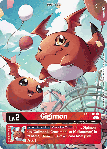 Gigimon [EX2-001] (Alternate Art) [Digital Hazard] | Anubis Games and Hobby