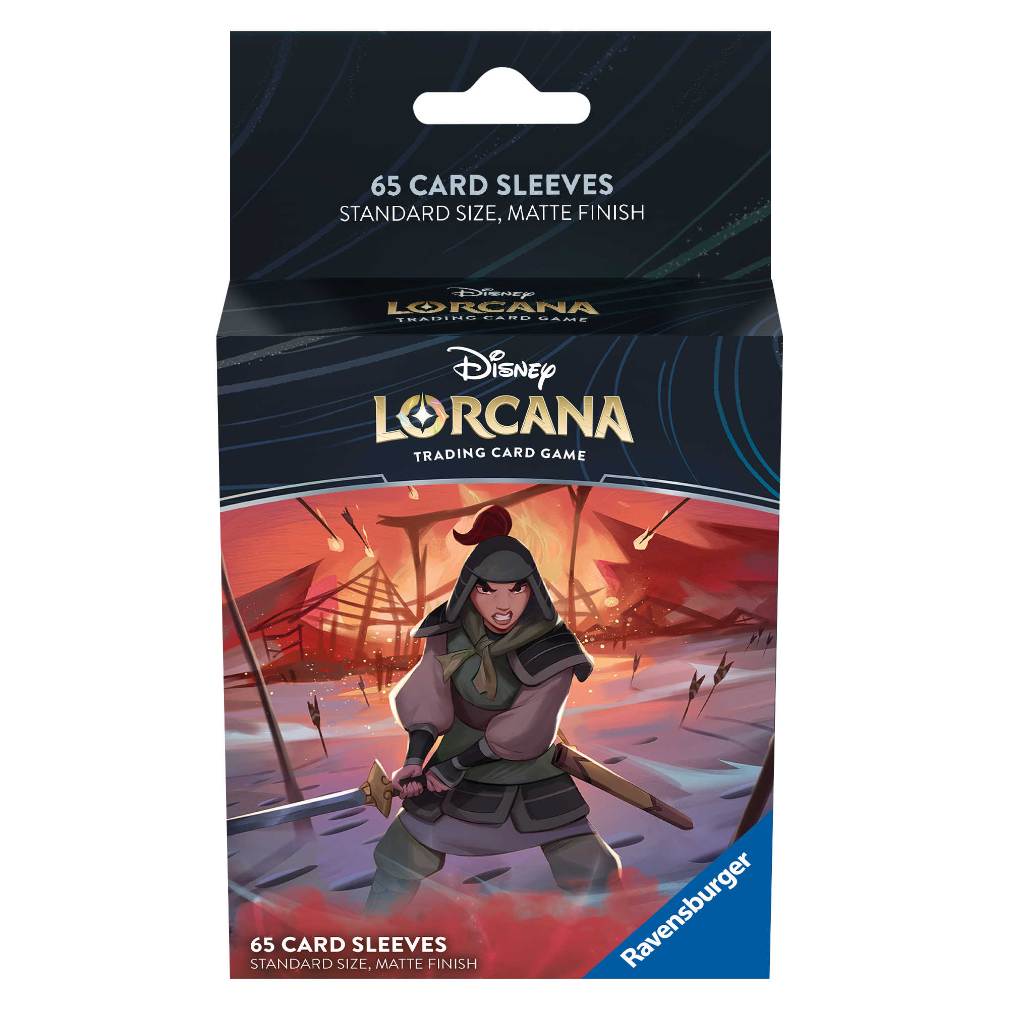 Lorcana TCG: Rise of the Floodborn Sleeves - Mulan | Anubis Games and Hobby