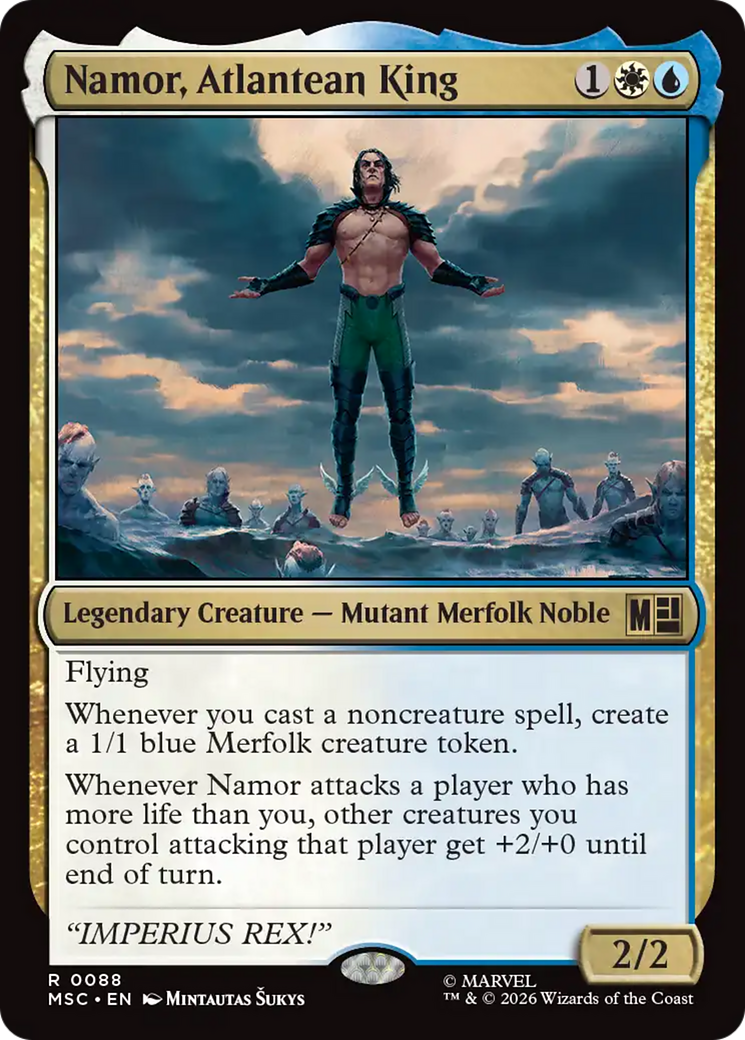 Namor, Atlantean King [Marvel Super Heroes Commander] | Anubis Games and Hobby