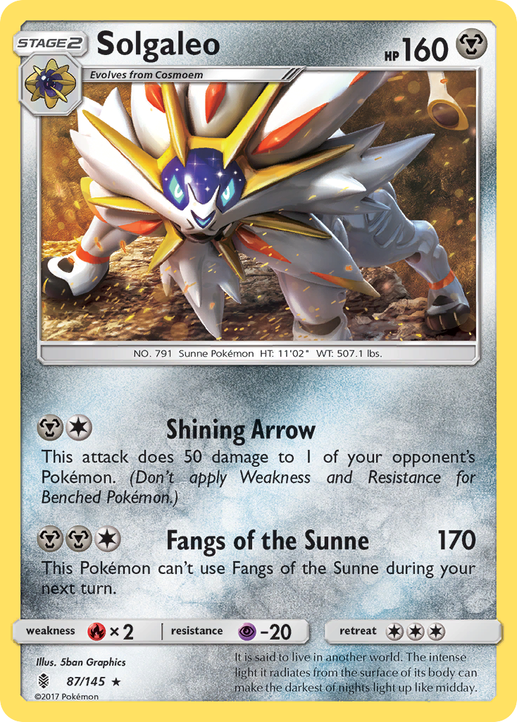 Solgaleo (87/145) [Sun & Moon: Guardians Rising] | Anubis Games and Hobby