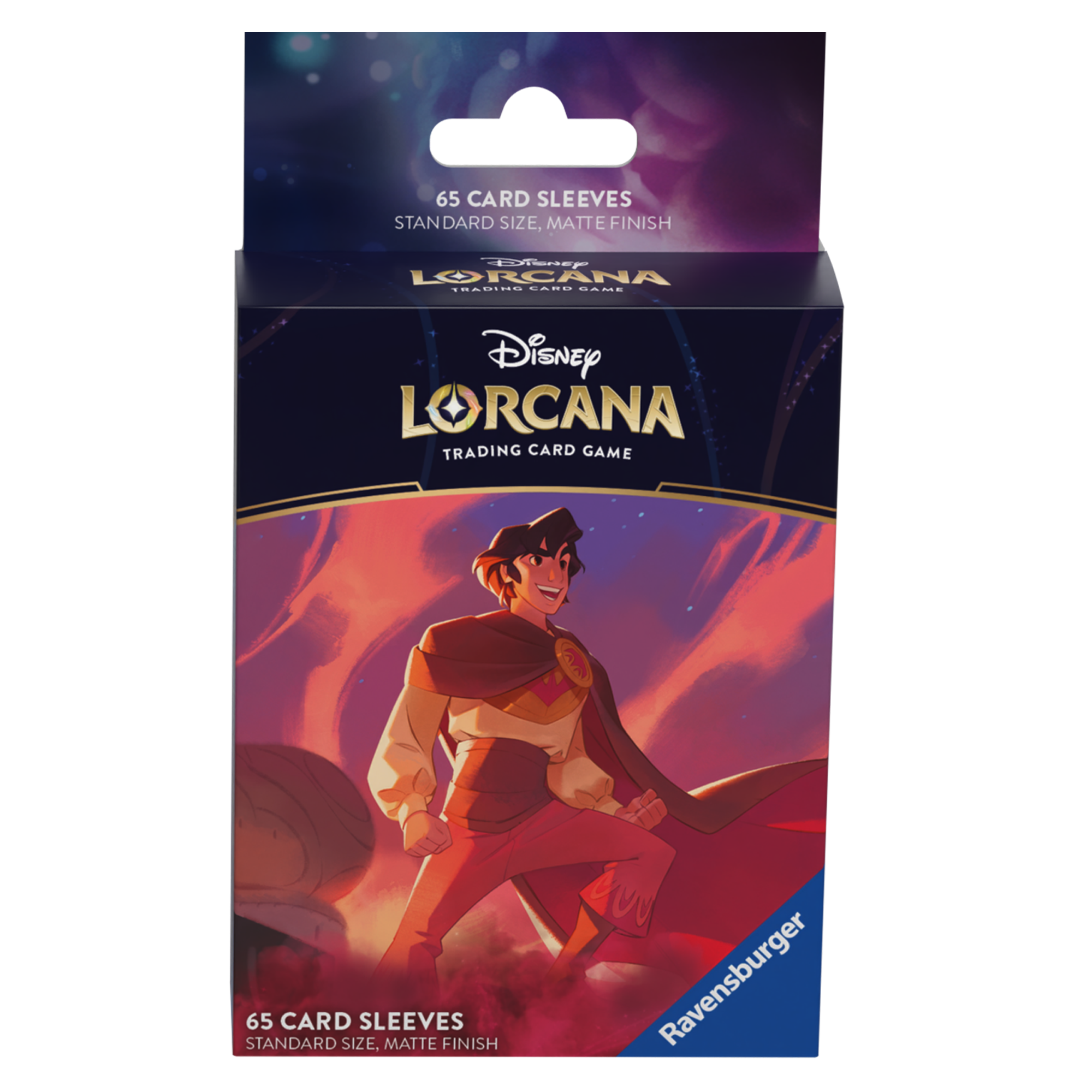 Lorcana TCG: Shimmering Skies Sleeves - Aladdin | Anubis Games and Hobby