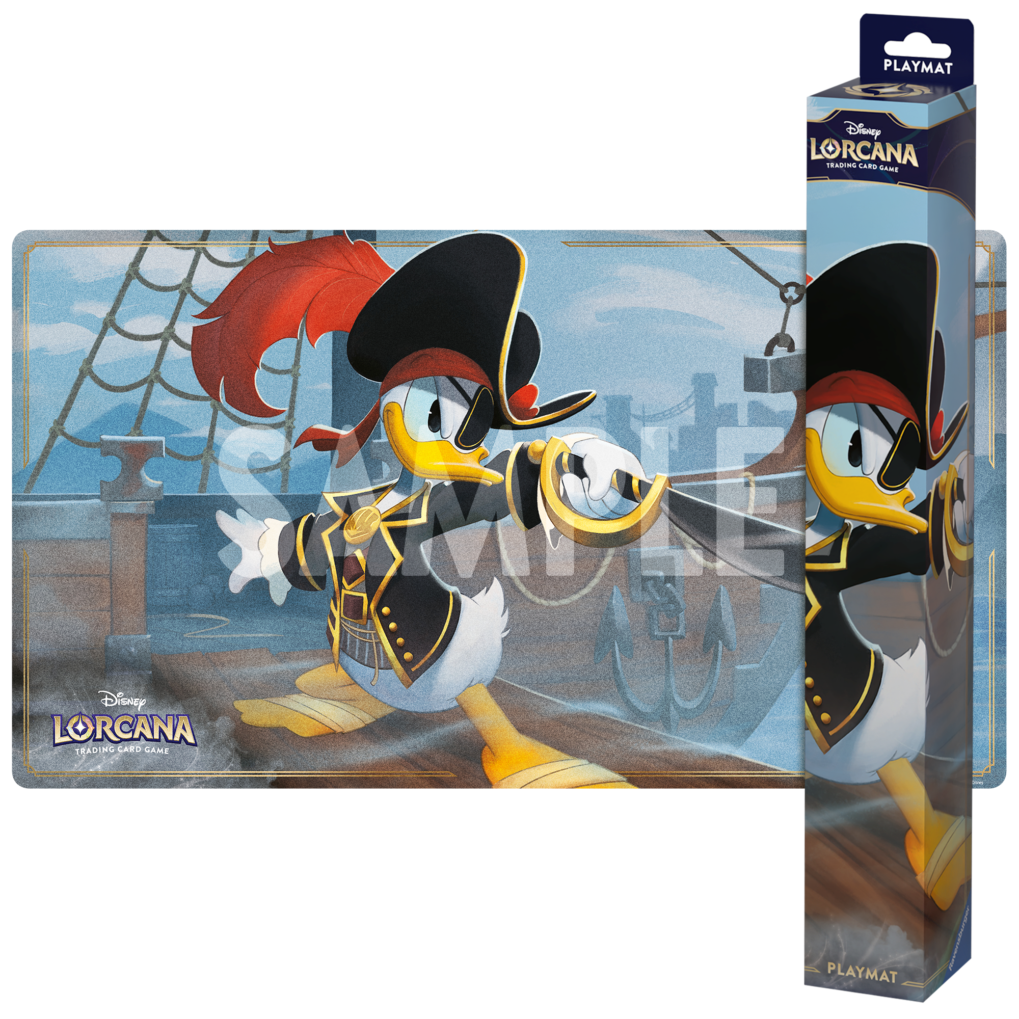 Lorcana TCG: Azurite Sea Neoprene Mat - Donald Duck | Anubis Games and Hobby
