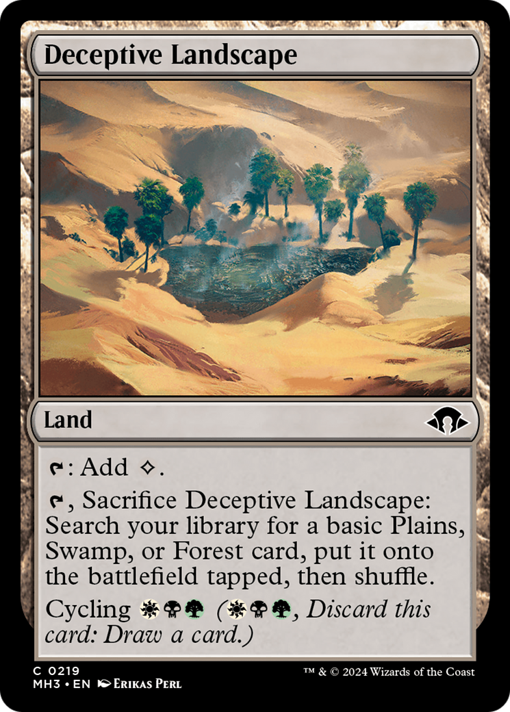 Deceptive Landscape [Modern Horizons 3] | Anubis Games and Hobby