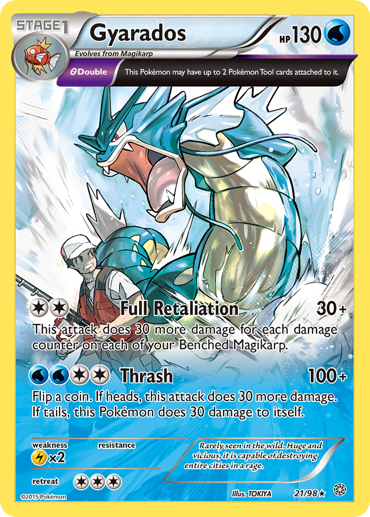 Gyarados (21/98) [XY: Ancient Origins] | Anubis Games and Hobby