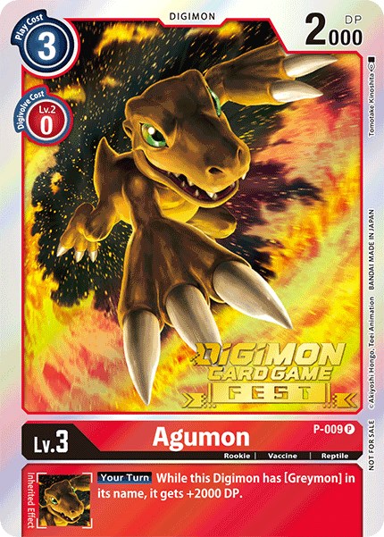 Agumon [P-009] (Digimon Card Game Fest 2022) [Promotional Cards] | Anubis Games and Hobby