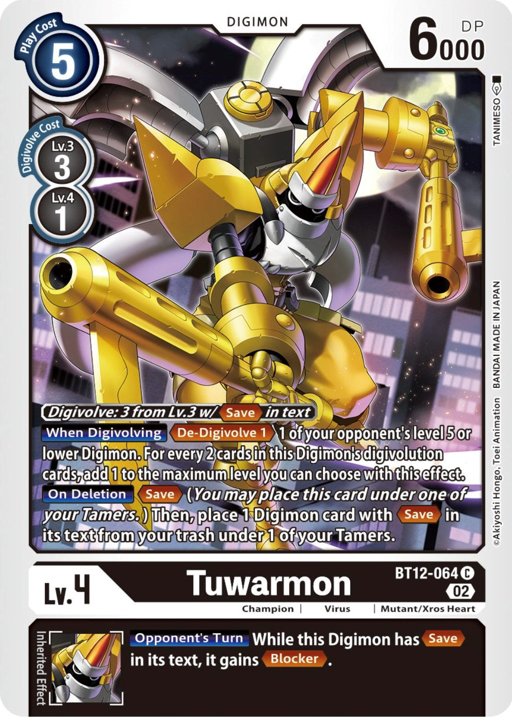 Tuwarmon [BT12-064] [Across Time] | Anubis Games and Hobby