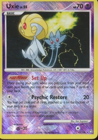 Uxie (43/146) (League Promo) [Diamond & Pearl: Legends Awakened] | Anubis Games and Hobby