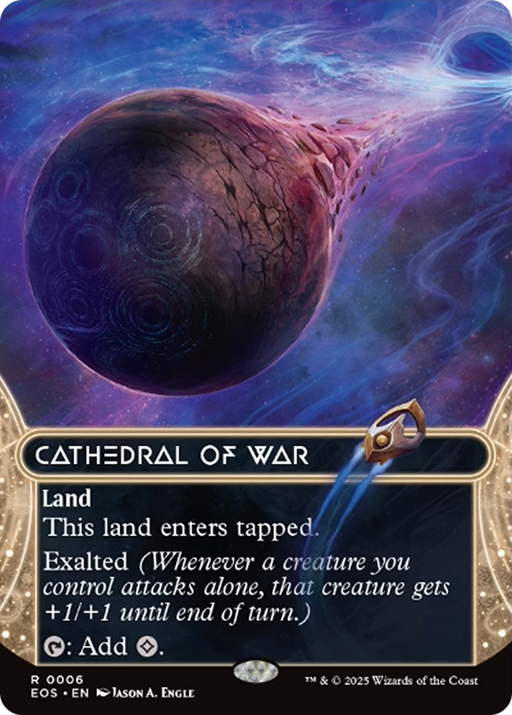 Cathedral of War (0006) (Borderless) [Edge of Eternities: Stellar Sights] | Anubis Games and Hobby