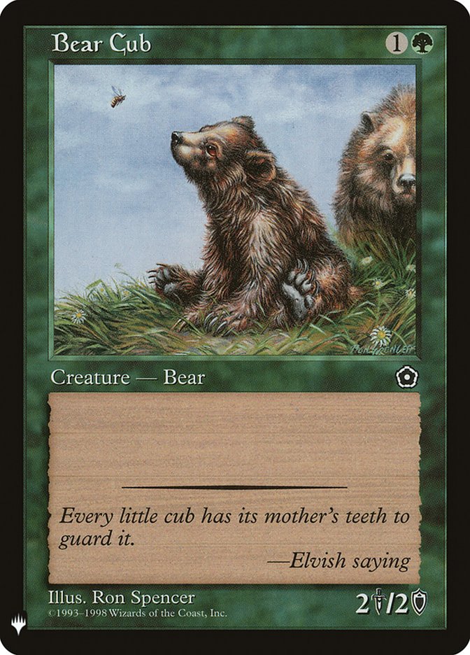 Bear Cub [Mystery Booster] | Anubis Games and Hobby