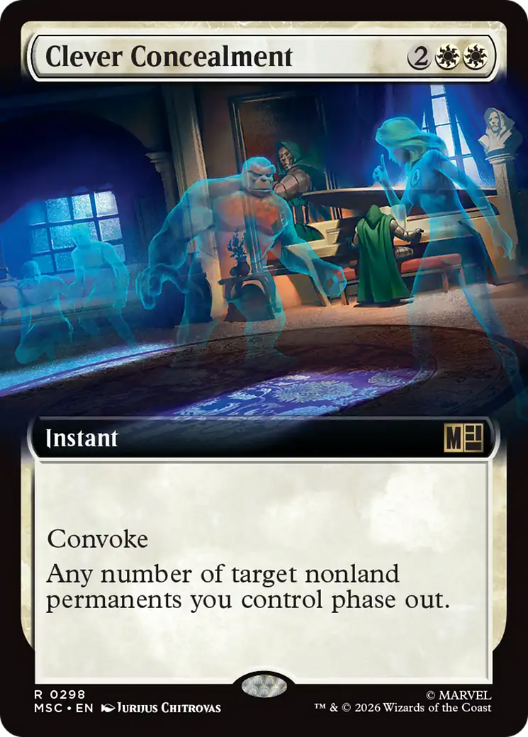 Clever Concealment (Extended Art) [Marvel Super Heroes Commander] | Anubis Games and Hobby
