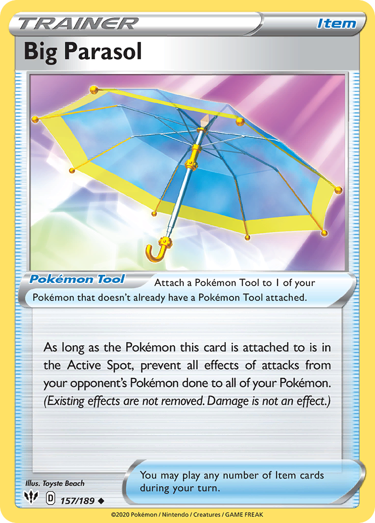 Big Parasol (157/189) [Sword & Shield: Darkness Ablaze] | Anubis Games and Hobby