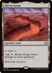 Shivan Gorge [Duskmourn: House of Horror Commander] | Anubis Games and Hobby