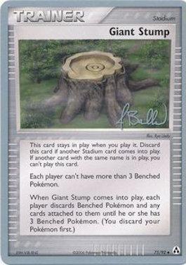 Giant Stump (75/92) (Eeveelutions - Jimmy Ballard) [World Championships 2006] | Anubis Games and Hobby