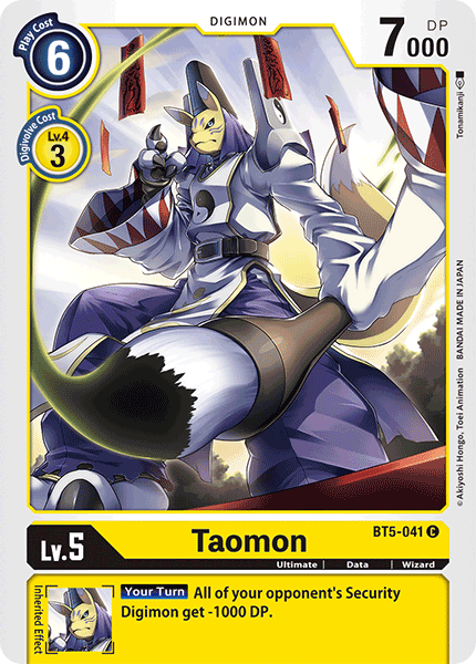 Taomon [BT5-041] [Battle of Omni] | Anubis Games and Hobby