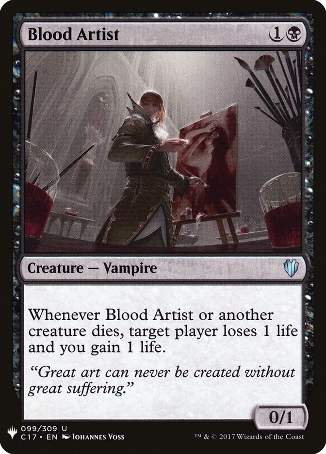 Blood Artist [Mystery Booster] | Anubis Games and Hobby