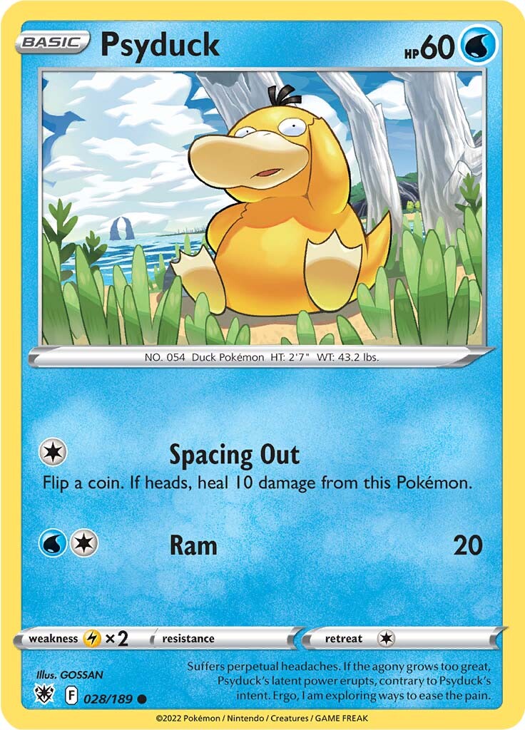 Psyduck (028/189) [Sword & Shield: Astral Radiance] | Anubis Games and Hobby