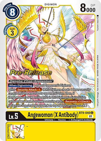 Angewomon (X Antibody) [BT9-040] [X Record Pre-Release Promos] | Anubis Games and Hobby