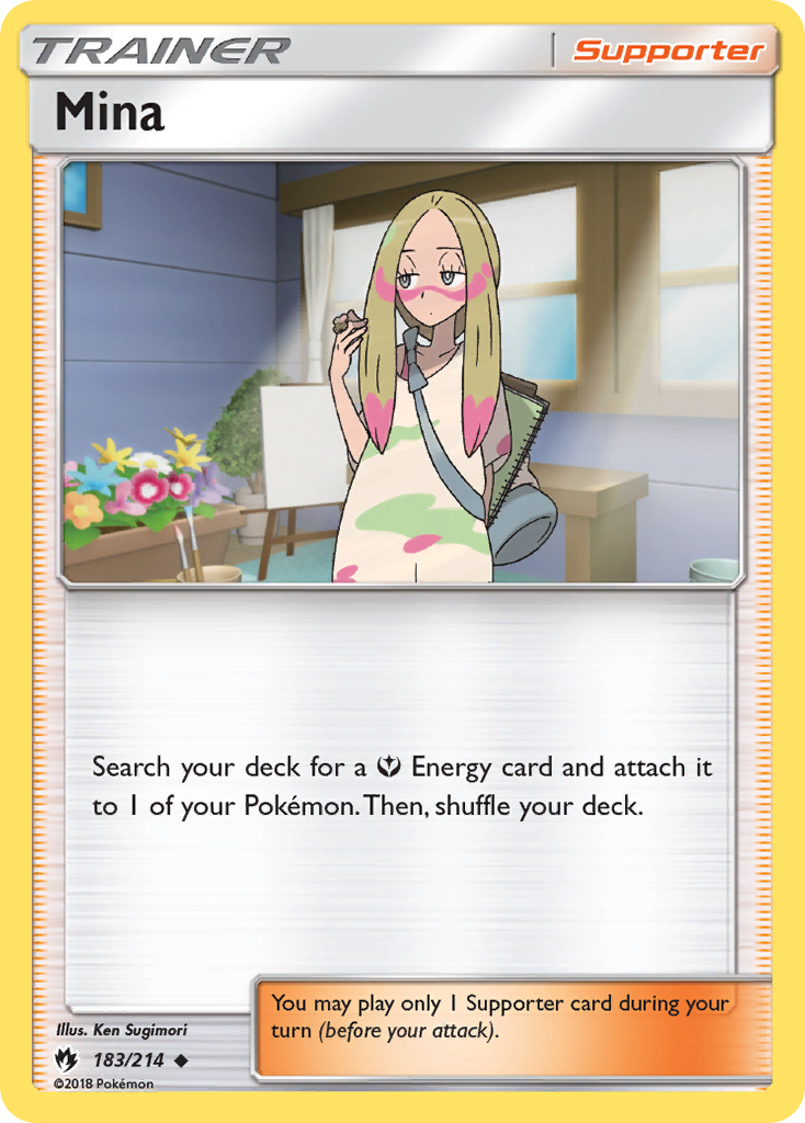 Mina (183/214) [Sun & Moon: Lost Thunder] | Anubis Games and Hobby