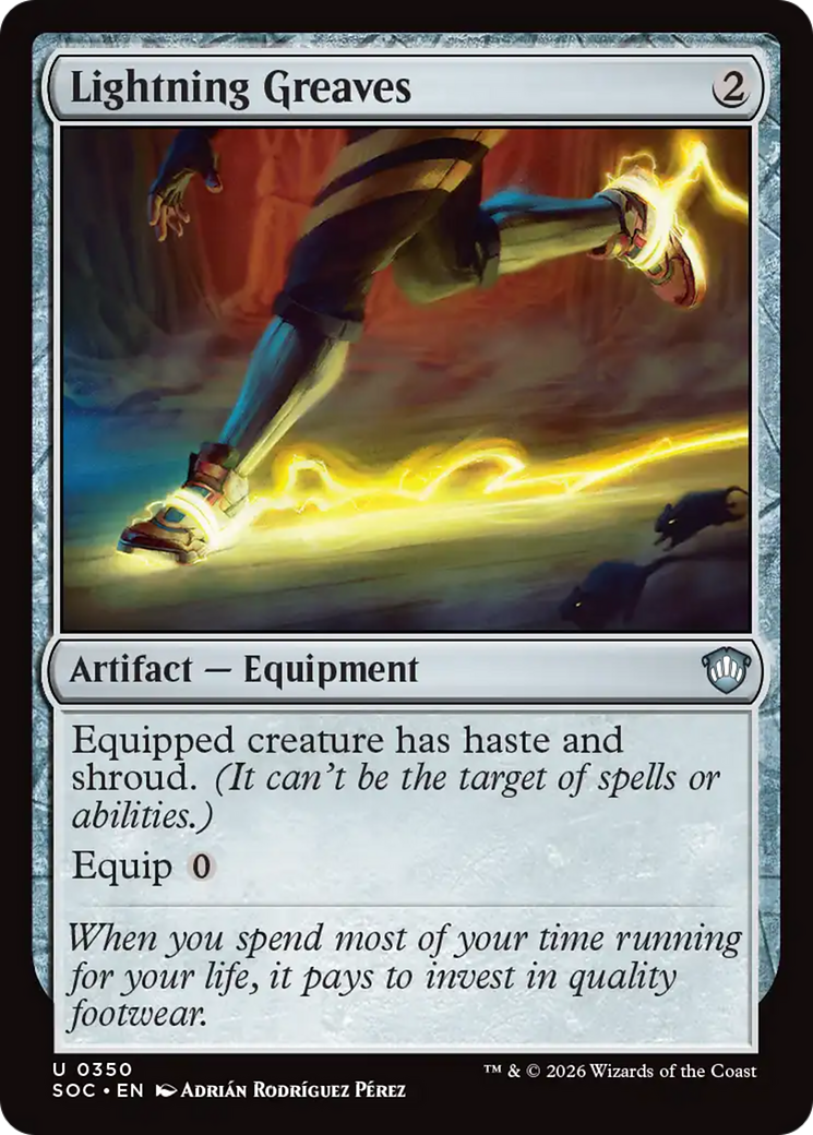 Lightning Greaves [Secrets of Strixhaven Commander] | Anubis Games and Hobby