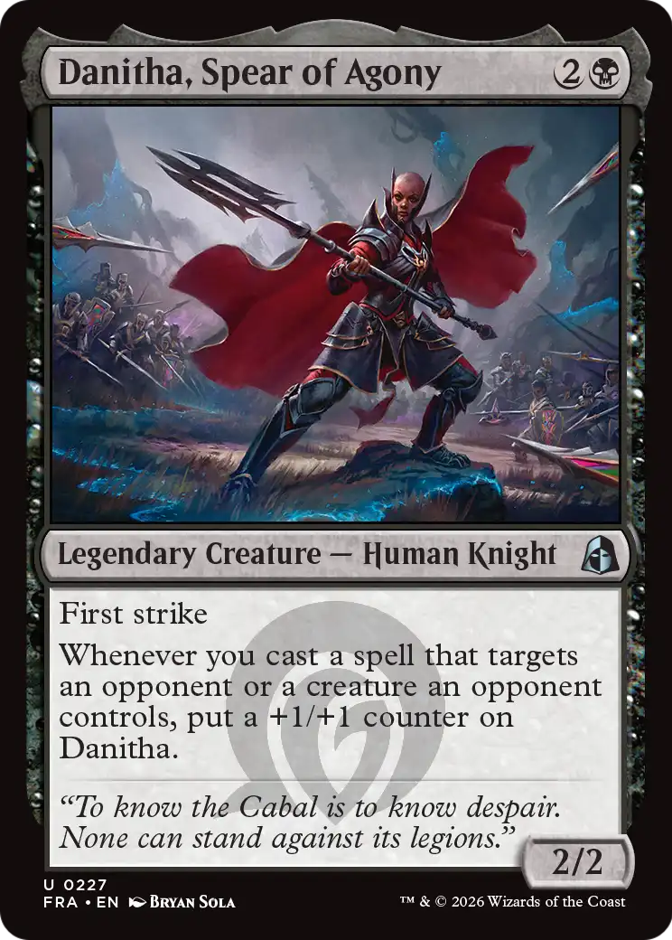 Danitha, Spear of Agony [Reality Fracture] | Anubis Games and Hobby