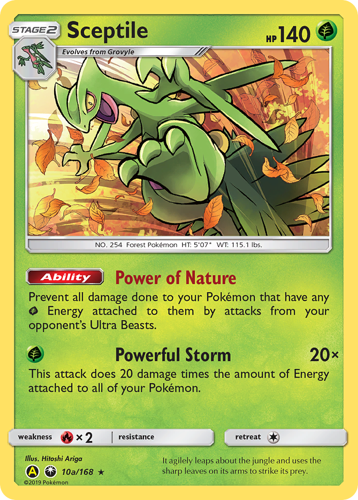 Sceptile (10a/168) [Alternate Art Promos] | Anubis Games and Hobby