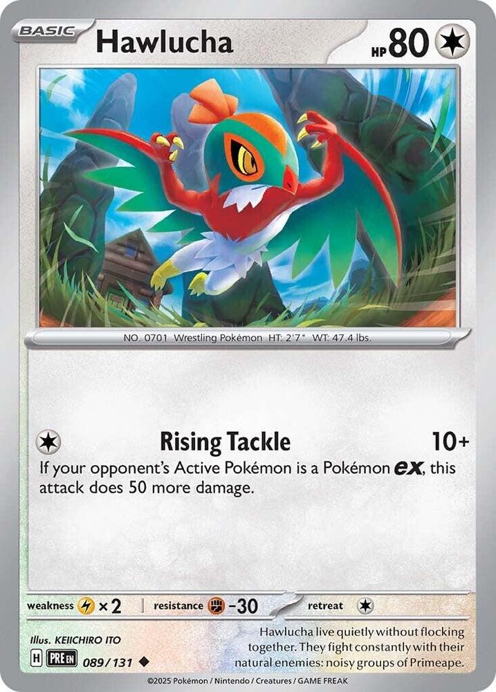 Hawlucha (089/131) [Scarlet & Violet: Prismatic Evolutions] | Anubis Games and Hobby